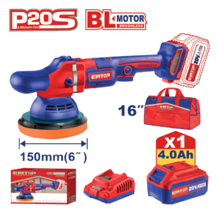 ProGlide Cordless Polisher with Brushless Motor, Variable Speed, Lightweight Ergonomic Design